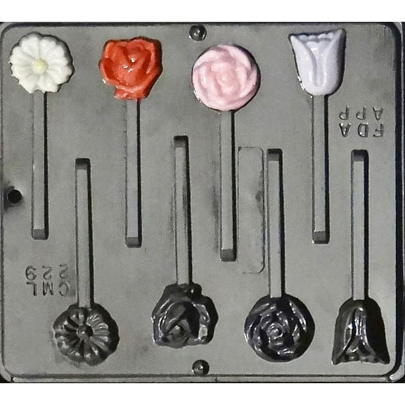 229 Flowers Assorted Chocolate Candy Mold