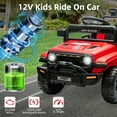 thumbnail image 6 of EastVita Electric Ride on Car Off-Road 12V4.5Ah Longwei Battery Motor Dual Drive Positive Energy Charger Ride on Toys red, 6 of 9