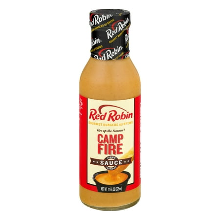 (2 Pack) Red Robin Camp Fire Sauce, 11.0 FL OZ