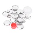 thumbnail image 2 of Boutons pour Couvrir Bouton Rond, Outils de Fabrication de Boucles Faits Main DIY Kit de Boutons de Couverture avec Dos Plat Outils de Fabrication de Boucles Faits Main DIY, 2 of 8