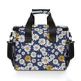 thumbnail image 7 of FORMRS Insulated Cooler Bag 24 Cans Capacity Soft Leakproof Lunch Box with Side Pockets, Retro Daisy Pattern, 7 of 7