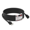 thumbnail image 1 of Cable de extensión EP 25 pies negro Outdoor 16/3 SJTW 13A 1625W UL, 1 of 7