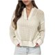 thumbnail image 1 of Ropa para mujer,Suéter informal de gran tamaño con capucha para mujer, blusa de manga larga con cuello redondo, mezcla de poliéster suave, para uso doméstico, sopatenor, 1 of 6