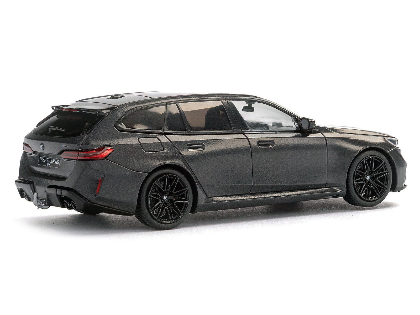 2024 BMW M5 Touring Frozen Deep Gray Metallic with Black Top 1/43 Diecast Model Car by Solido
