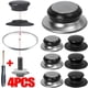 thumbnail image 2 of 4/1 piezas de repuesto para manija de tapa de vidrio, manija de perilla de acero inoxidable para olla, cubierta de sartén, accesorios para utensilios de cocina, herramientas de cocina, 1, 2 of 6