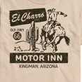 thumbnail image 2 of Instant Message - El Charro Motor Inn - Men's Short Sleeve Graphic T-Shirt, 2 of 6