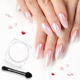 thumbnail image 1 of Esmalte en gel para uñas de gel con forma de escarabajos, color blanco cromado, 1 of 6