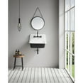 thumbnail image 2 of Gourmetier GCLWS22187 Petra Galley 22" x 18" Cast Iron Wall Mount Utility Sink, White, 2 of 11