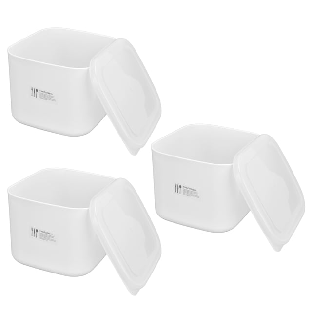 Boîte de Rangement Alimentaire, 3 Pcs Boîte à Lunch Bento Conteneur de Stockage Alimentaire Confort Ultime
