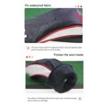 thumbnail image 4 of facefd 3 Pieces Golf Club Head Cover Leather Waterproof Practice Protector Replacement Removable Reusable Headcover Case Sleeve Black, 4 of 5