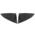 thumbnail image 2 of Alerón trasero lateral biselado para ventanas, cubierta exterior para Tesla Model 3 2017-Estilo de fibra de carbono 2019, 2 of 14