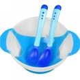 thumbnail image 1 of Baby Food Set Sucker Bowl Spoon Temperature Sensing Baby Tableware Learning Dishes Help Food Bowl Children Feeding Bowl, 1 of 7