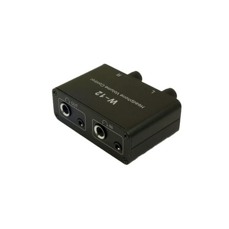1/4inch /6.35mm Volumes Adjustment Device 3.5mm/1/8inch Volumes Controller for Clear Sound Output in Studio Setting