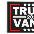 thumbnail image 2 of Donald Trump 2024 3 X 5 Pies Tiro para Interiores Y Exteriores (D), 2 of 4