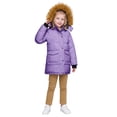thumbnail image 3 of WenVen Girl's Winter Coat Puffer Jacket Warm Snow Parka with Waterproof Hood Purple 8, 3 of 12