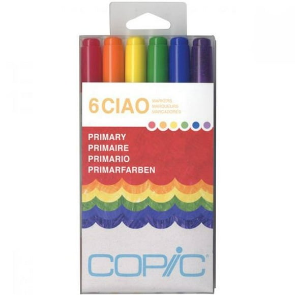 Copic Marker I6-PRIMA Primary Ciao, Lot de 6
