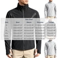 thumbnail image 3 of JTSRKL Lightweight Hooded Rash Guard for Men Sun Protection Full Zip Solid UPF 50+ Shirts Outdoor Hiking Cycling Fishing Thin Flexible Tops Gray M, 3 of 9