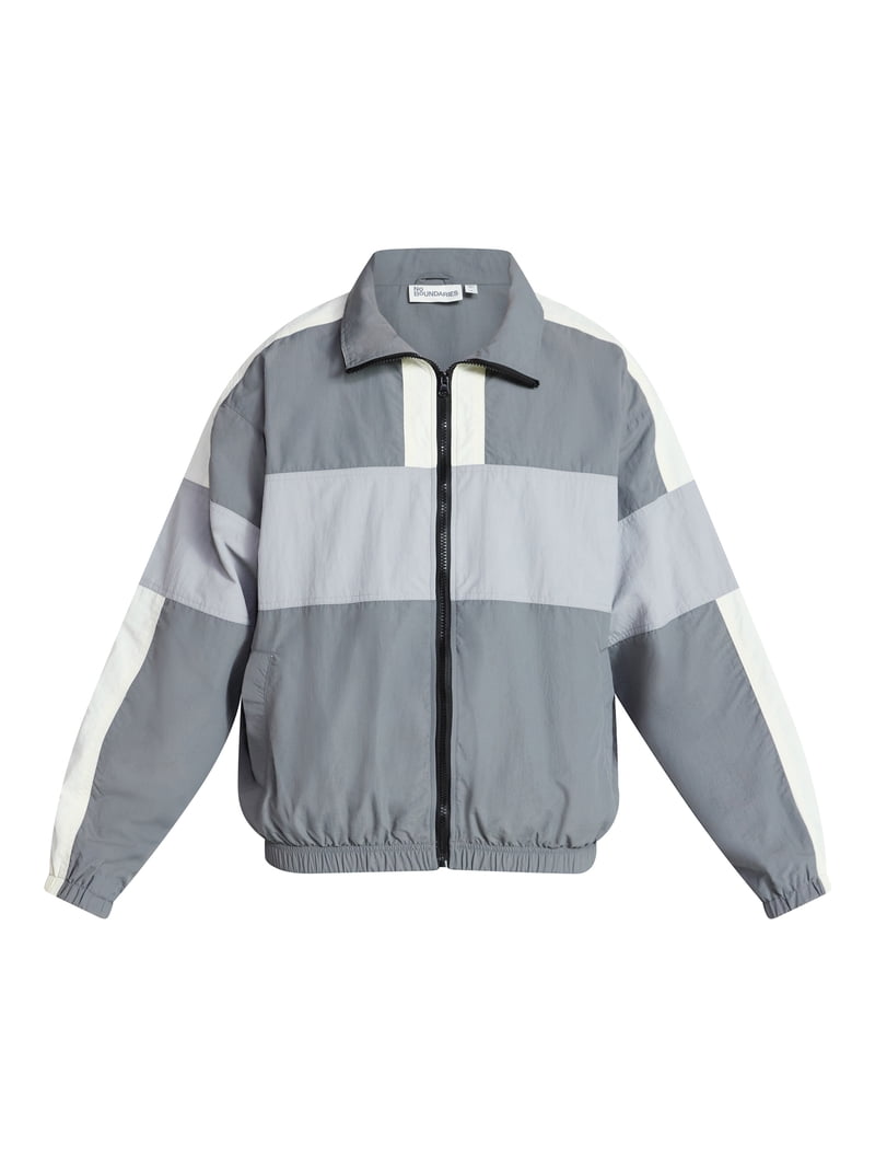 No Boundaries Windbreaker Jacket with Long Sleeves, Men's XS-5XL