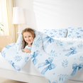 thumbnail image 5 of Homewish Kawaii Bow Tie Full Size Comforter Sets,Cute Bowknot Bedding Comforter Set,Dreamy Blue Bedding Sets For Girl,Luxury Bedroom Decor Reversible,3 Pieces, 5 of 9