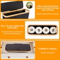 thumbnail image 6 of Qianwei Toilet Paper Holder - Toilet Paper Storage Basket with Lid and Handle, Bathroom Organization Boxesholds up to 12 Rolls , Black, 6 of 12