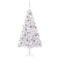 thumbnail image 1 of vidaXL Artificial Pre-lit Christmas Tree with Ball Set 210cm 910 Branches, 1 of 5