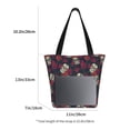 thumbnail image 3 of Disketp Roses Skulls for Women’s Casual Shoulder Tote Bag Cross-body Handbags for Shopping, Travel and Daily Use, 3 of 6