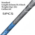 thumbnail image 1 of 13pcs/set Professional Soft Rubber Non-slip Golf Grips, Standard/Midsize, Fit All Weather 5pcs Blue Standard, 1 of 6
