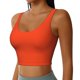 thumbnail image 2 of Balery Orange Sujetadores deportivos con espalda cruzada para mujer, acolchados, sin costuras, de alto impacto, ideales para yoga, gimnasio, entrenamiento y fitness.-Medium, 2 of 8
