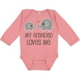 thumbnail image 3 of Inktastic My Grandad Loves Me Boys or Girls Long Sleeve Baby Bodysuit, 3 of 5