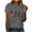 Gray, variant on WREESH Womens USA Shirts 4th of July T-Shirt Patriotic Shirts Breathable Casual Summer Short Sleeve Tee