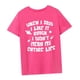 thumbnail image 4 of Camiseta para mujer con cuello redondo, camisetas simples de verano para uso diario, vacaciones, senderismo L, 4 of 8
