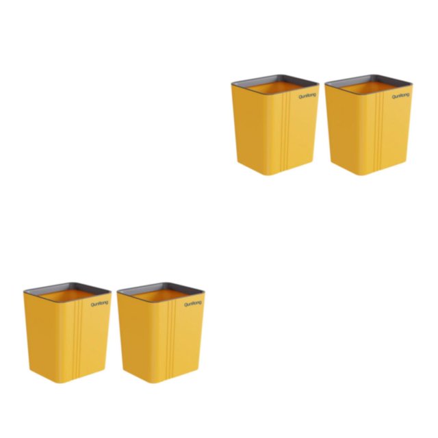Yuarrent Cubo de basura de 2 piezas, diseño simple, cesto de basura, bote de basura Type2 NO2