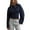Navy(Womens Tops), variant on ZHYou Women's Cropped Long Sleeve Tops Loose Fit Batwing Sleeve Soft Stretchy Tee Shirts,Black,Size L