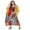 Multicolor Dashiki, variant on Plus Size Kaftans Dresses for Women Long Maxi Dress Ladies Caftans