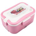 thumbnail image 5 of Electric Lunch Box Food Heater, 2 in 1 Portable Heated Lunch Box for Car Truck Home Work Adults Food Heating, Leak Proof, 1.5L Stainless Steel Container, 12V/24V 35W, 5 of 5