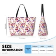 thumbnail image 4 of Gaeub watercolor butterflies Print Beach Bag,Large Tote Bag,Waterproof Sandproof Women Tote Bag,Pool Bag with Zipper for Gym Grocery Travel, 4 of 7