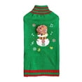 thumbnail image 1 of TIELUTT Medium Long High Neck Knitted Wool Stretchy Collar Red & Green Pet Clothes Hangers and Rack Pet Clothes Hangers Metal Pet Clothes for Cats Pet Clothes for Medium Dogs Female Pet Clothes Hange, 1 of 3
