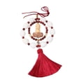 thumbnail image 2 of Colgante de loto Bodhi para coche, decoración para el hogar Rojo, 2 of 6