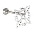 thumbnail image 4 of JOYARIS Aretes Nudo De Bruja Mujer Dama Regalo Laser Plata Ley 925 A-0000120, 4 of 4