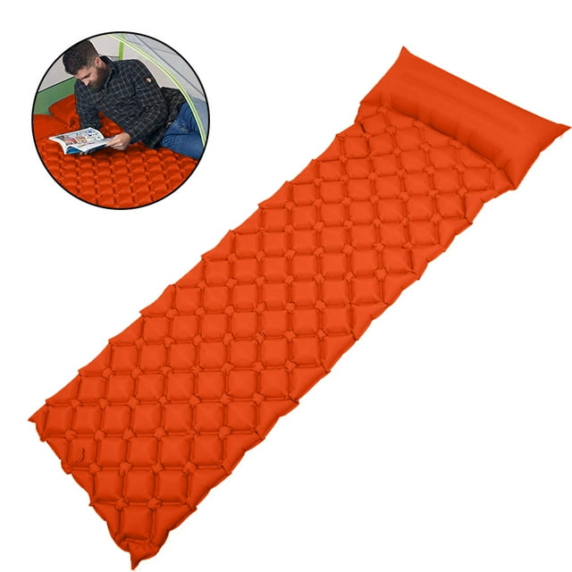 Sleeping Pad - Ultralight Inflatable Sleeping Mat, Ultimate for Camping, Backpacking, Hiking - Airpad, Inflating Bag, Carry Bag, Repair Kit - Compact & Lightweight Air Mattress