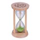 thumbnail image 4 of Reloj de arena de madera, reloj de arena de 3 minutos, reloj de arena, reloj de arena para niños, temporizador de cepillo de dientes (verde), 4 of 8