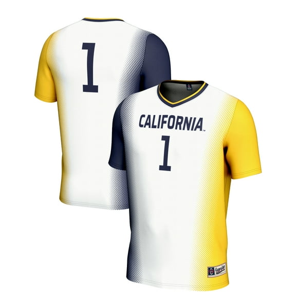 Youth GameDay Greats White #1 Cal Bears Lightweight Women's Soccer Jersey