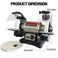 thumbnail image 2 of Amoladora de mesa y pulidora Bucktool TDS-200DS de 8 pulgadas y 1/2 HP, 2 of 9