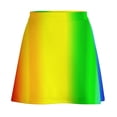thumbnail image 5 of Skirt Female Colorful Print Elegant Mini Skirts High Waist Design Casual Skirt Big Size, 5 of 7