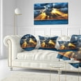 thumbnail image 3 of Designart Fight Between Dark and Light - Landscape Printed Throw Pillow - 12x20, 3 of 5