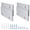 2 Inch-Standard-10, variant on 2 Inch-Standard 8 Cleat Picture Hanger Kit for Mirrors, Art Frames & Whiteboards