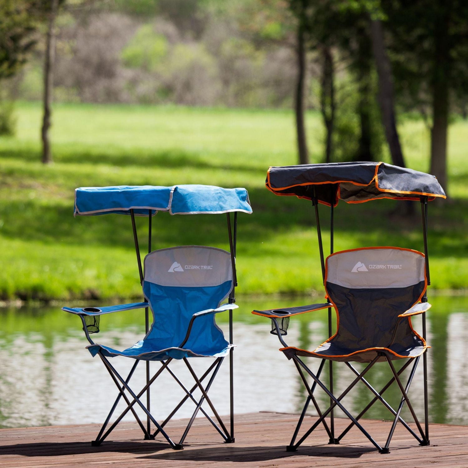 Ozark Trail Quad Chair With Canopy Michigan State Spartan Chair