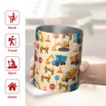 thumbnail image 5 of 12oz Coffee Tumblers Cartoon Construction Vehicles Mixers Stainless Steel Vacuum Insulated Travel Tumbler Coffee Cups Mug with Lid and Straw with Cleaning Brush for Cold & Hot Drinks, 5 of 5