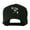 Black, variant on Ace of Death Vietnam War Emblem Embroidered Cap - Black OSFM
