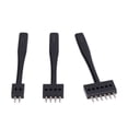 thumbnail image 4 of Prong Punch Tool Set Leather Flushing 3Pcs Black Upgrade Version Leatherette Punching, 4 of 8
